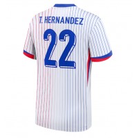 Maglie da calcio Francia Theo Hernandez #22 Seconda Maglia Europei 2024 Manica Corta